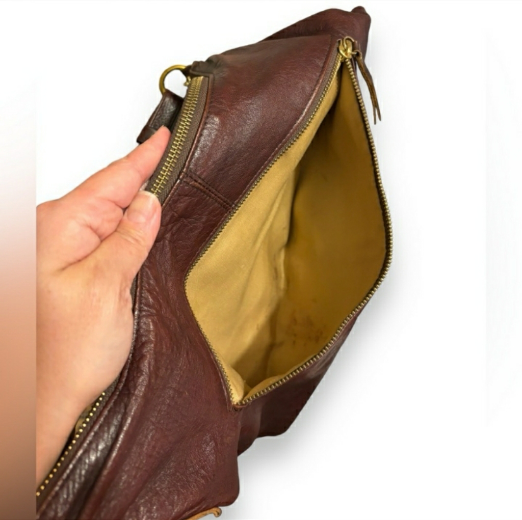 Osgoode Marley Espresso Thea Hobo Handbag Euc! — image 7 of 8